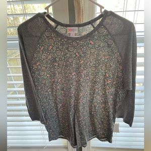 Lularoe Baseball style shirt